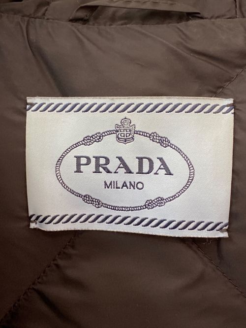 PRADA（プラダ）PRADA (プラダ) ダウンジャケット ブラック サイズ:44の古着・服飾アイテム