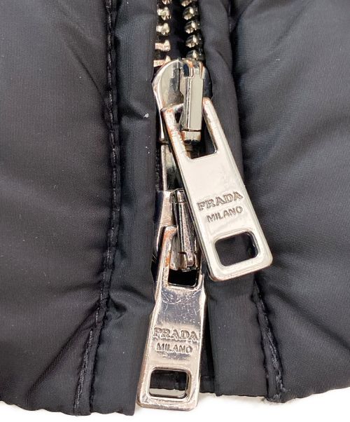 PRADA（プラダ）PRADA (プラダ) ダウンジャケット ブラック サイズ:44の古着・服飾アイテム