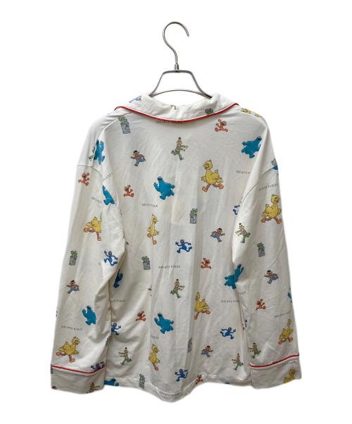 gelato pique（ジェラートピケ）gelato pique (ジェラートピケ) 総柄シャツ&ロングパンツセット アイボリー サイズ:Fの古着・服飾アイテム