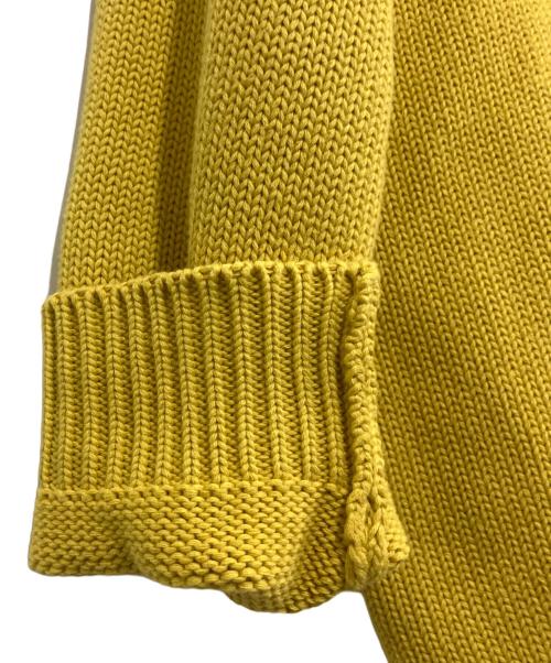 DEMYLEE（デミリー）DEMYLEE (デミリー) コットンVネックカーディガン イエロー サイズ:XSの古着・服飾アイテム