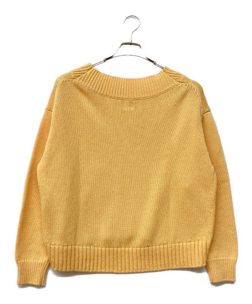 Ron Herman（ロンハーマン）Ron Herman (ロンハーマン) コットンVネックニット イエロー サイズ:Sの古着・服飾アイテム