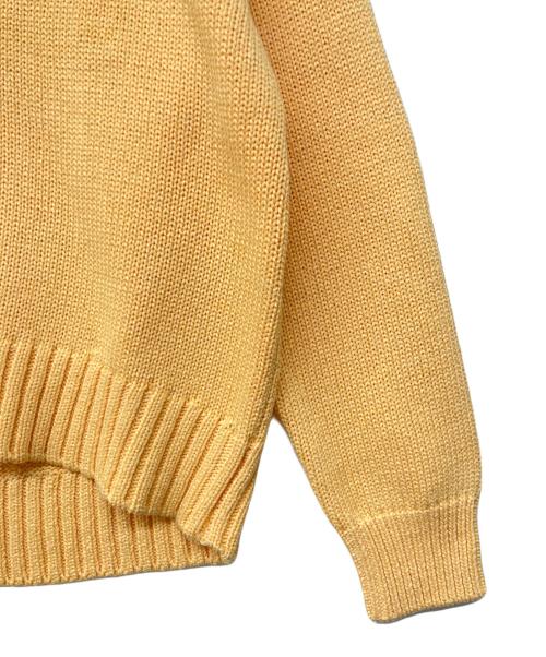 Ron Herman（ロンハーマン）Ron Herman (ロンハーマン) コットンVネックニット イエロー サイズ:Sの古着・服飾アイテム