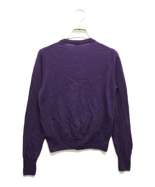 IENA（イエナ）IENA (イエナ) ARKABA クルーカーディガン パープル サイズ:Fの古着・服飾アイテム