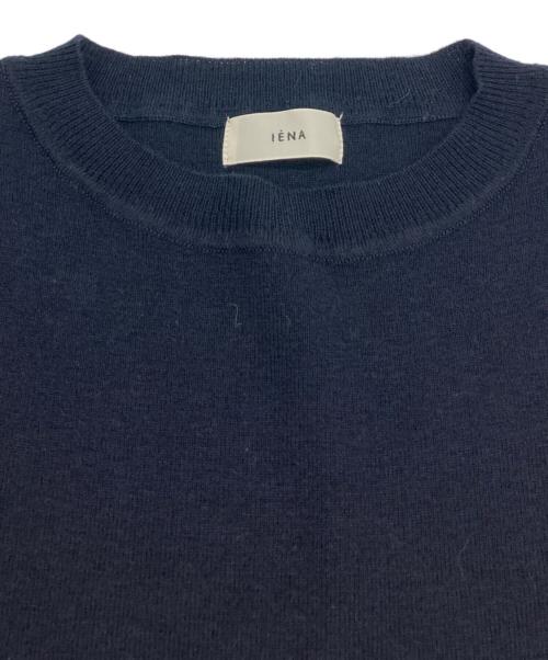 IENA（イエナ）IENA (イエナ) パフスリーブニットワンピース ネイビー サイズ:Freeの古着・服飾アイテム