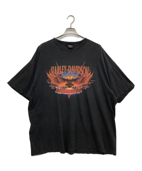 HARLEY-DAVIDSON（ハーレーダビッドソン）HARLEY-DAVIDSON (ハーレーダビッドソン) Tシャツ ブラック サイズ:2XLの古着・服飾アイテム