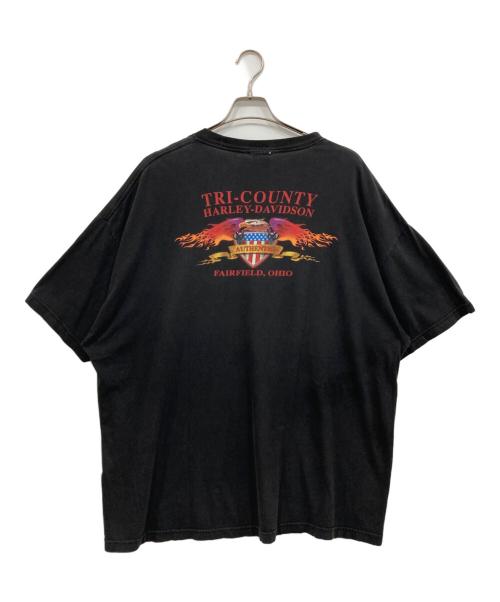 HARLEY-DAVIDSON（ハーレーダビッドソン）HARLEY-DAVIDSON (ハーレーダビッドソン) Tシャツ ブラック サイズ:2XLの古着・服飾アイテム