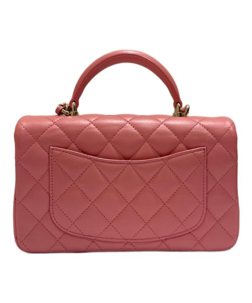 CHANEL（シャネル）CHANEL (シャネル) マトラッセ20 ピンク×シルバー サイズ:20の古着・服飾アイテム