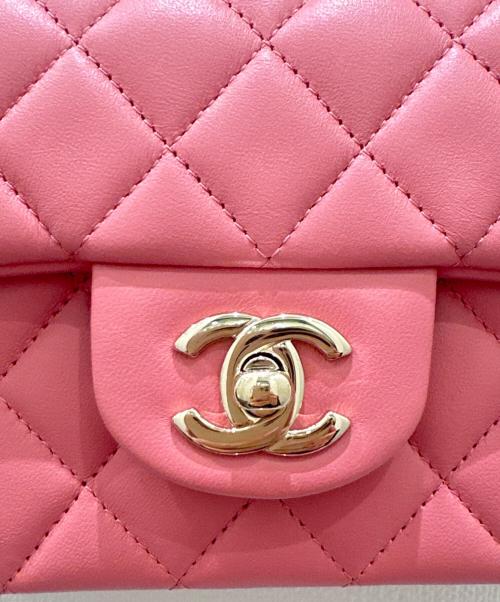 CHANEL（シャネル）CHANEL (シャネル) マトラッセ20 ピンク×シルバー サイズ:20の古着・服飾アイテム