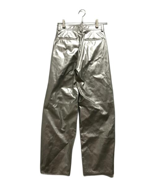 Mediam（ミディアム）Mediam (ミディアム) Fake leather pants シルバー サイズ:1の古着・服飾アイテム