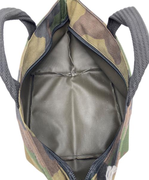 Herve Chapelier（エルベシャプリエ）Herve Chapelier (エルベシャプリエ) カモフラ舟形ミニトート グリーンの古着・服飾アイテム