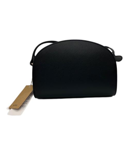 A.P.C.（アーペーセー）A.P.C. (アーペーセー) Demi Lune ハーフムーンショルダーバッグ ブラックの古着・服飾アイテム