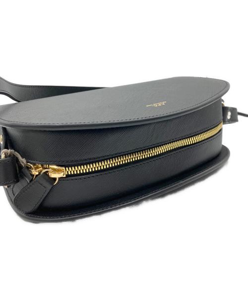 A.P.C.（アーペーセー）A.P.C. (アーペーセー) Demi Lune ハーフムーンショルダーバッグ ブラックの古着・服飾アイテム