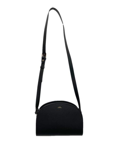 A.P.C.（アーペーセー）A.P.C. (アーペーセー) Demi Lune ハーフムーンショルダーバッグ ブラックの古着・服飾アイテム