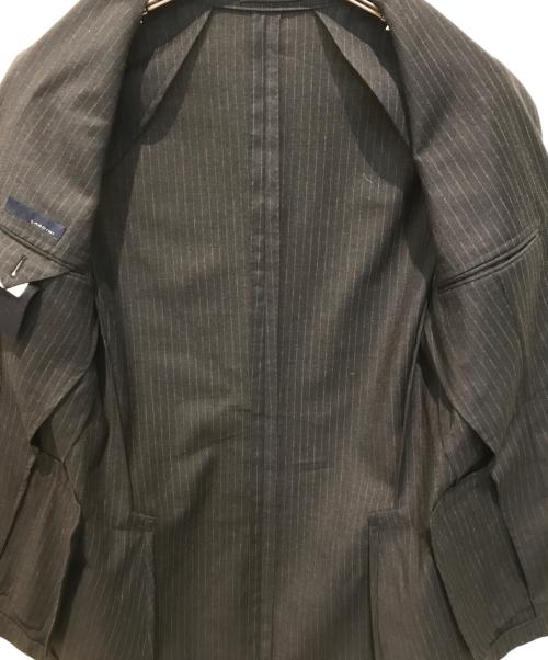 LARDINI（ラルディーニ）LARDINI (ラルディーニ) ストライプセットアップスーツ グレー サイズ:48の古着・服飾アイテム
