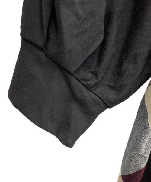 CB CRESTBRIDGE（シービークレストブリッジ）CB CRESTBRIDGE (シービークレストブリッジ) サイドチェックワンピース ブラック サイズ:Mの古着・服飾アイテム