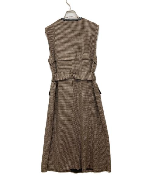 ROPE（ロペ）ROPE (ロペ) 2WAYジャンパースカート ブラウン サイズ:Mの古着・服飾アイテム