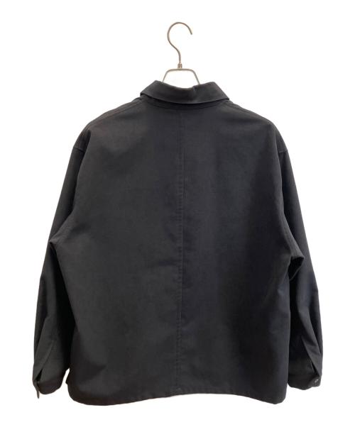 STILL BY HAND（スティルバイハンド）STILL BY HAND (スティルバイハンド) SYNTHETIC LEATHER OVER SHIRT ブラック サイズ:48 未使用品の古着・服飾アイテム