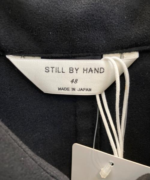 STILL BY HAND（スティルバイハンド）STILL BY HAND (スティルバイハンド) SYNTHETIC LEATHER OVER SHIRT ブラック サイズ:48 未使用品の古着・服飾アイテム