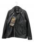 VANSON（バンソン）の古着「DOUBLE RIDERS JACKET」｜ブラック