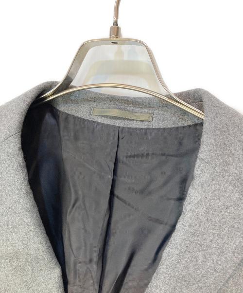BOSS HUGO BOSS（ボス ヒューゴボス）BOSS HUGO BOSS (ボス ヒューゴボス) カシミヤ混 テーラードジャケット グレー サイズ:48の古着・服飾アイテム