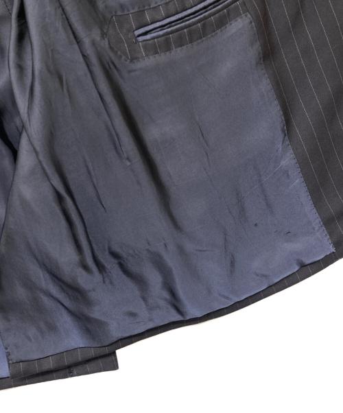 ERMENEGILDO ZEGNA（エルメネジルド・ゼニア）ERMENEGILDO ZEGNA (エルメネジルド・ゼニア) 3Bストライプテーラードジャケット ネイビー サイズ:‐の古着・服飾アイテム