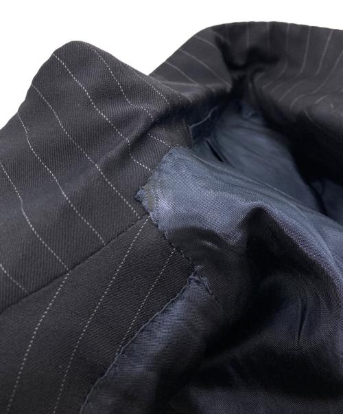 ERMENEGILDO ZEGNA（エルメネジルド・ゼニア）ERMENEGILDO ZEGNA (エルメネジルド・ゼニア) 3Bストライプテーラードジャケット ネイビー サイズ:‐の古着・服飾アイテム