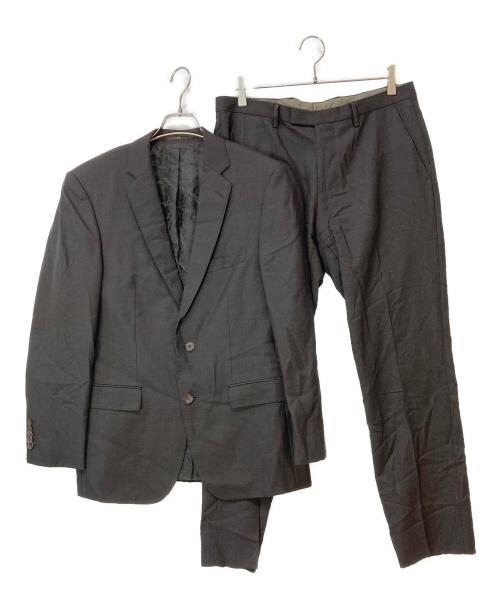 BOSS HUGO BOSS（ボス ヒューゴボス）BOSS HUGO BOSS (ボス ヒューゴボス) DRAGOファブリック セットアップスーツ ブラウン サイズ:48の古着・服飾アイテム