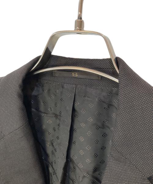 BOSS HUGO BOSS（ボス ヒューゴボス）BOSS HUGO BOSS (ボス ヒューゴボス) DRAGOファブリック セットアップスーツ ブラウン サイズ:48の古着・服飾アイテム