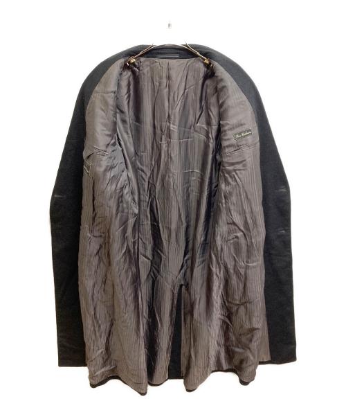 ERMENEGILDO ZEGNA（エルメネジルド・ゼニア）ERMENEGILDO ZEGNA (エルメネジルド・ゼニア) カシミヤダブルコート ブラック サイズ:48の古着・服飾アイテム