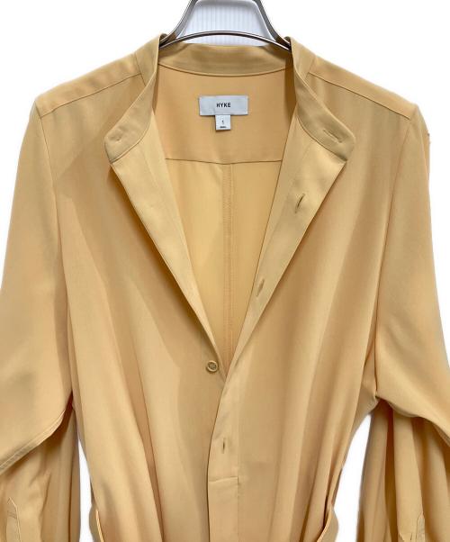 HYKE（ハイク）HYKE (ハイク) STRETCH JUMPSUIT イエロー サイズ:1の古着・服飾アイテム