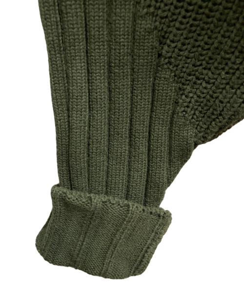 VIAVANDA（ヴィアヴァンダ）VIAVANDA (ヴィアヴァンダ) ダブルジップニットカーディガン グリーン サイズ:FREEの古着・服飾アイテム