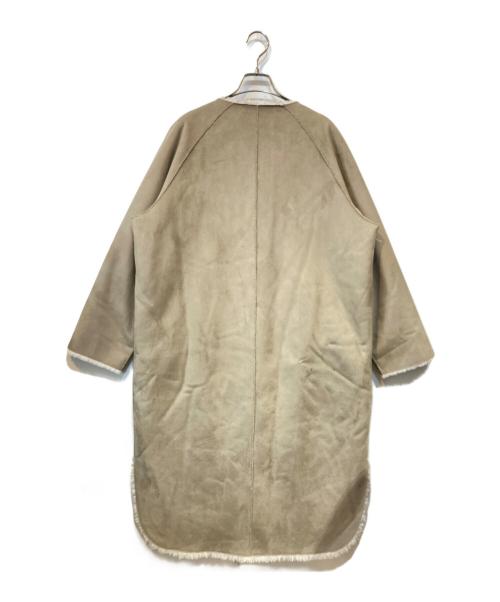 Ameri（アメリ）AMERI (アメリ) REVERSIBLE TWIN BOA COAT ベージュ サイズ:FREEの古着・服飾アイテム