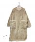 AMERI（アメリ）の古着「REVERSIBLE TWIN BOA COAT」｜ベージュ