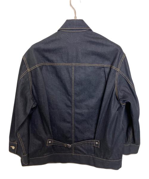 beautiful people（ビューティフルピープル）beautiful people (ビューティフルピープル) Selvedge denim THE/a big blouson インディゴ サイズ:36の古着・服飾アイテム