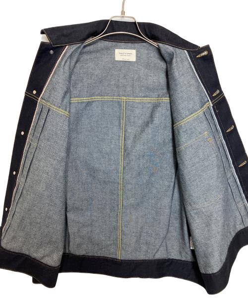 beautiful people（ビューティフルピープル）beautiful people (ビューティフルピープル) Selvedge denim THE/a big blouson インディゴ サイズ:36の古着・服飾アイテム