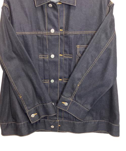 beautiful people（ビューティフルピープル）beautiful people (ビューティフルピープル) Selvedge denim THE/a big blouson インディゴ サイズ:36の古着・服飾アイテム