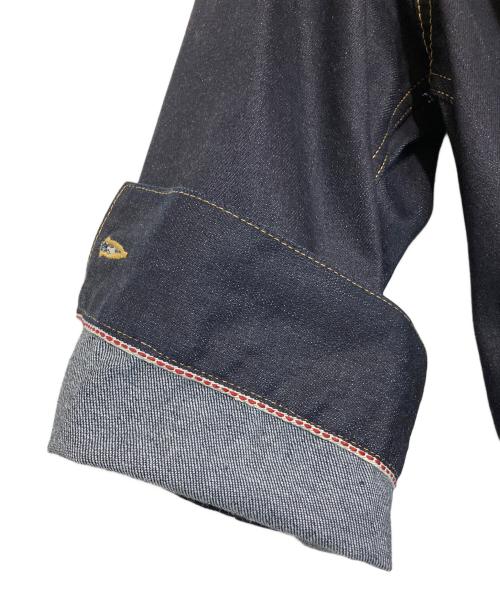 beautiful people（ビューティフルピープル）beautiful people (ビューティフルピープル) Selvedge denim THE/a big blouson インディゴ サイズ:36の古着・服飾アイテム