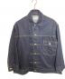 beautiful people（ビューティフルピープル）の古着「Selvedge denim THE/a big blouson」｜インディゴ