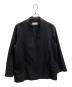 MARKA（マーカ）の古着「LAPELLESS SHIRT JACKET」｜ブラック
