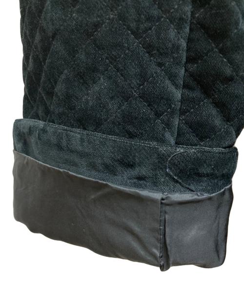 journal standard L'essage（ジャーナルスタンダード レサージュ）journal standard L'essage (ジャーナルスタンダード レサージュ) ベロアキルティングブルゾン ブラック サイズ:Freeの古着・服飾アイテム