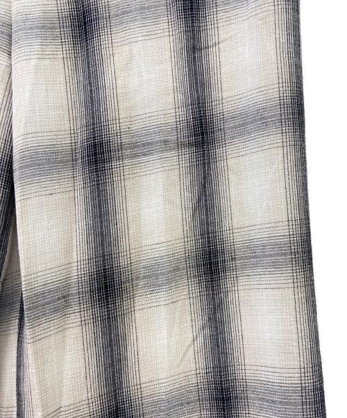 Plage（プラージュ）Plage (プラージュ) Ombre check パンツ グレー×ベージュ サイズ:36の古着・服飾アイテム