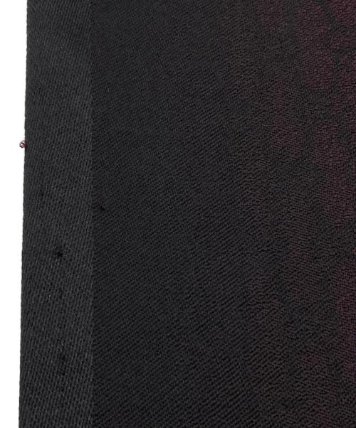 GUCCI（グッチ）GUCCI (グッチ) GG柄ウールシルクストール ボルドー×ブラックの古着・服飾アイテム
