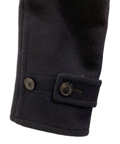 SCYEBASICS（サイベーシックス）SCYEBASICS (サイベーシックス) ウールカシミヤメルトンダッフルコート ネイビー サイズ:40の古着・服飾アイテム