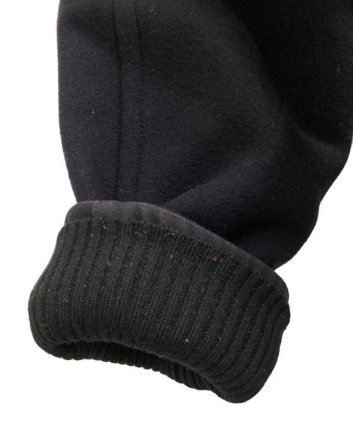 SCYEBASICS（サイベーシックス）SCYEBASICS (サイベーシックス) ウールカシミヤメルトンダッフルコート ネイビー サイズ:40の古着・服飾アイテム