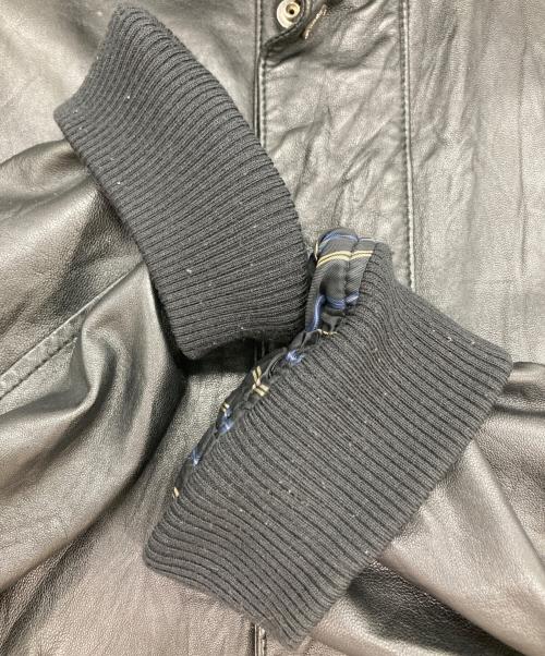 SOPHNET.（ソフネット）SOPHNET. (ソフネット) スタンドカラーレザーブルゾン ブラック サイズ:Mの古着・服飾アイテム