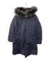 中古・古着 TATRAS (タトラス) リバーシブルダウンコート チャコールグレー サイズ:SIZE 03：21000円