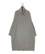 Curensologyカレンソロジー）の古着「ウールポアンニットワンピース」｜グレー