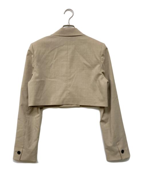 Noble（ノーブル）Noble (ノーブル) ショートピークドジャケット ベージュ サイズ:38の古着・服飾アイテム