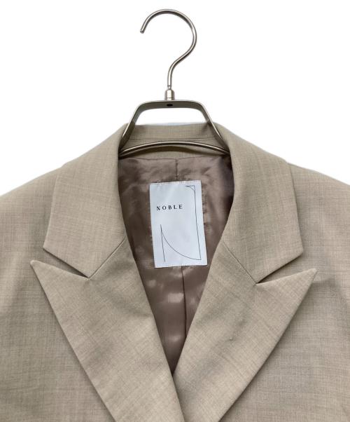 Noble（ノーブル）Noble (ノーブル) ショートピークドジャケット ベージュ サイズ:38の古着・服飾アイテム