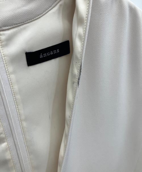 anuans（アニュアンス）anuans (アニュアンス) ストレートジャンスカ ベージュ サイズ:Mの古着・服飾アイテム